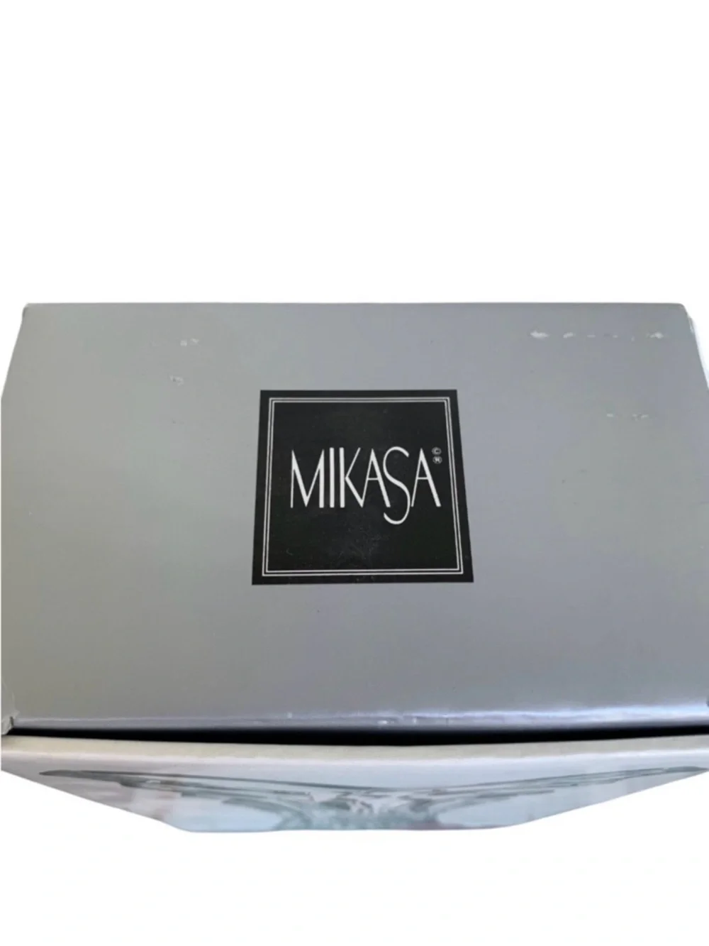 MIKASA Spring Flair Vase 8” Crystal Vintage With Box Tag Japan Discontinued